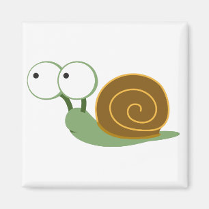 Niedliche Schnecke" Magnet
