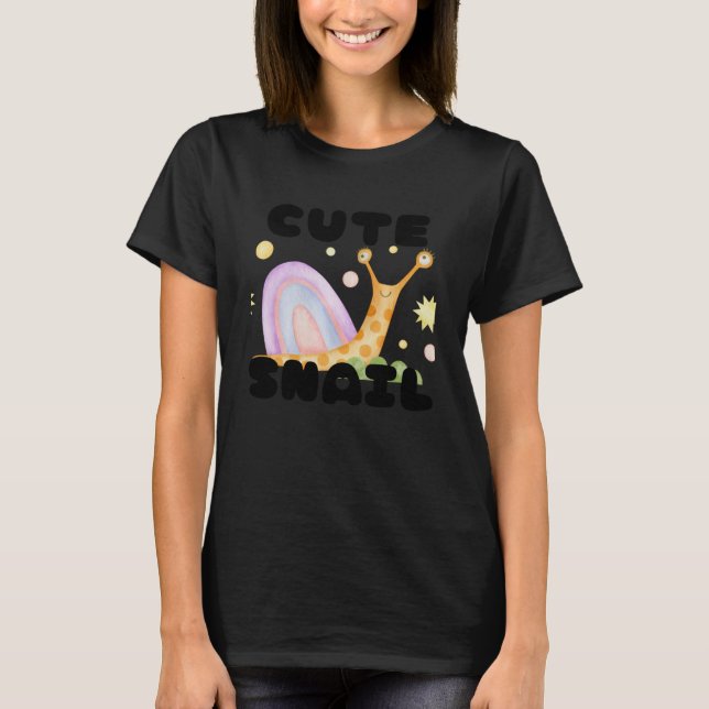 Niedliche Schnecke Nr. 3 Pullover Hoodie (Vorderseite)