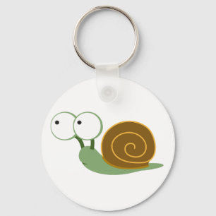 Niedliche Schnecke" Schlüsselanhänger