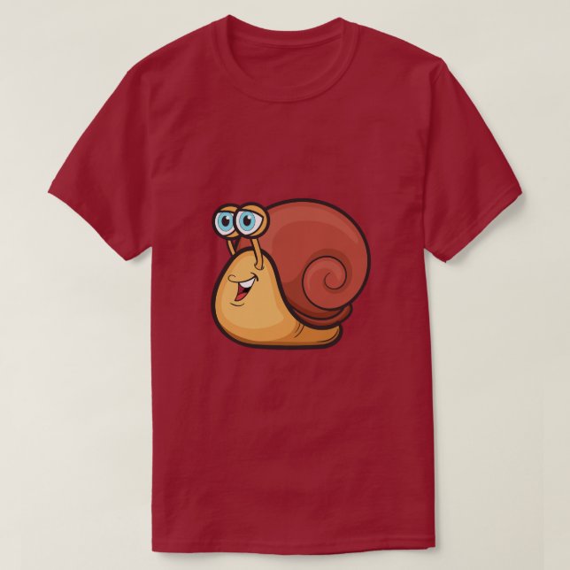 Niedliche Schnecke T-Shirt (Design vorne)