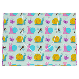 Niedliche Schnecken, Schmetterlinge und Libellen Große Geschenktüte