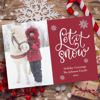 Niedliche Schneeflocke Let It Schnee Weihnachten F