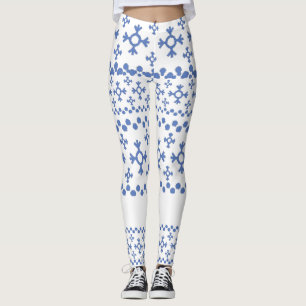 Niedliche Schneeflocken Muster Thunder_Cove Leggings