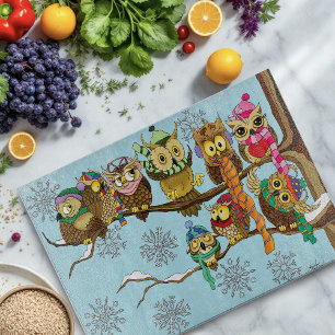 Niedliche Schneeflocken Schneidebrett