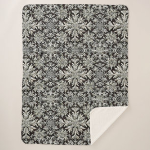 Niedliche Schneeflocken Sherpadecke