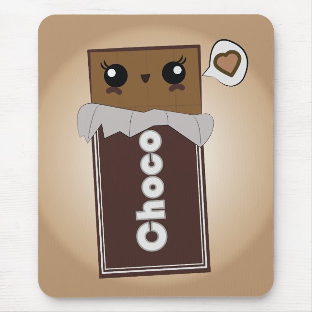 Niedliche Schokolade-Bar Mousepad (Vorne)