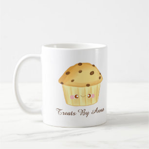Niedliche Schokolade Chip Muffin Kaffeetasse