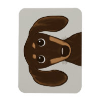 Niedliche Schokolade Dackel | Cartoon Dackel Hund