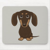Niedliche Schokolade Dackel | Cartoon Dackel Hund