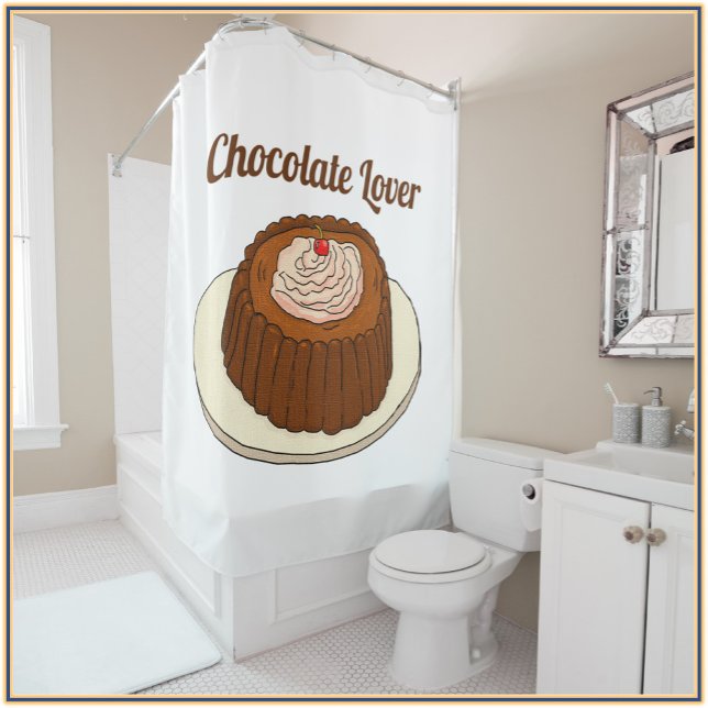 Niedliche Schokolade Duschvorhang (Von Creator hochgeladen)