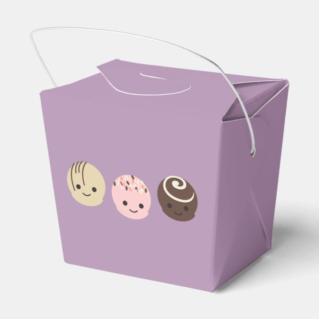 Niedliche Schokolade Geschenkschachtel (Rückseite)