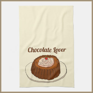 Niedliche Schokolade  Geschirrtuch