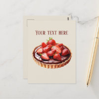 Niedliche Schokolade Strawberry Tart hinzufügen