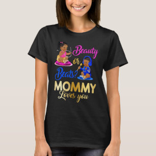 Niedliche Schönheit oder schlage Mami-Lieben Sie G T-Shirt