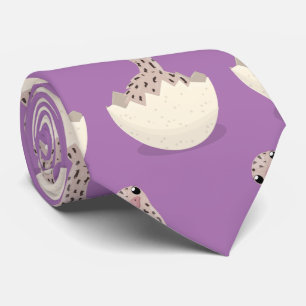 Niedliche Schraffur für Vogel-Strauß-Cartoon Krawatte