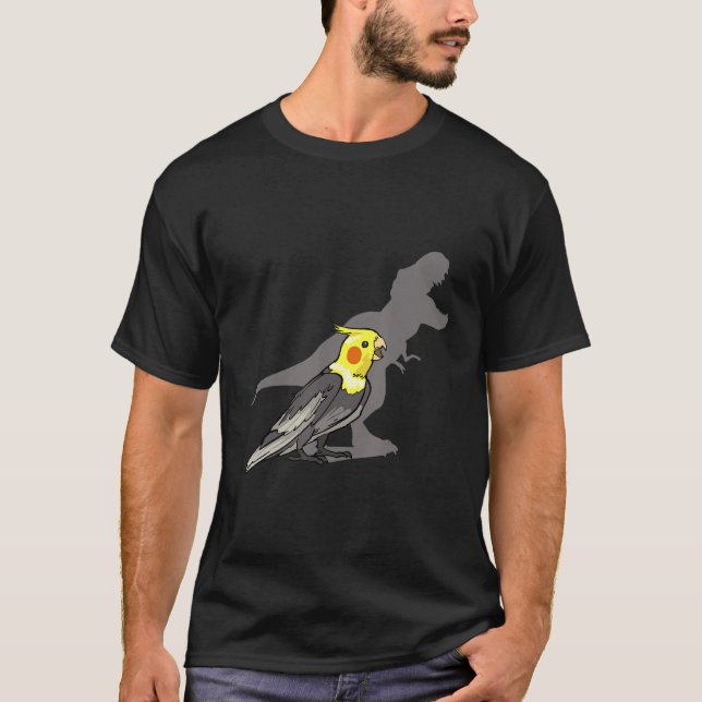 Niedliche schreiende Papagei Birb Funny Parrot Bir T-Shirt (Vorderseite)