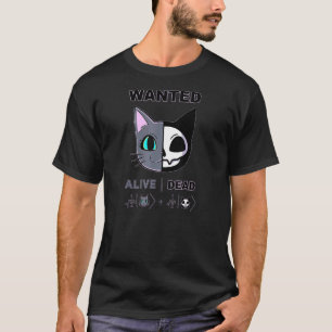 Niedliche Schrodingers Cat Alive Dead Quantum Phys T-Shirt