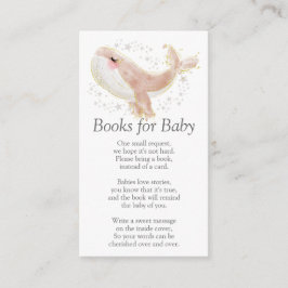 Niedliche Schuhbücher für Babydusche Begleitkarte