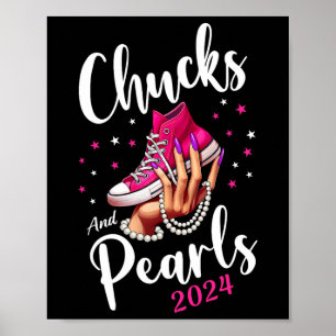 Niedliche Schuhe Kamala Harris 2024 Präsidentschaf Poster