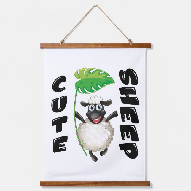 NIEDLICHE SCHUHE WANDTEPPICH MIT HOLZRAHMEN (Vorderseite)