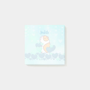 Niedliche Schule für Aquarellfarben Post-it Klebezettel