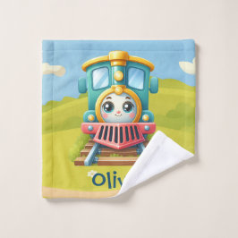 Niedliche Schulkinder Waschlappen