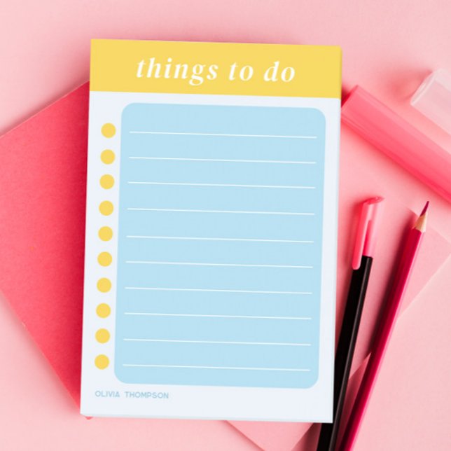Niedliche Schulliste Post-it Klebezettel (Von Creator hochgeladen)