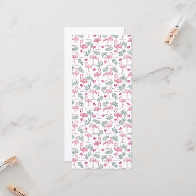 Niedliche Schwanenvögel Wiederholtes Muster Karte (Vorderseite/Rückseite Beispiel)