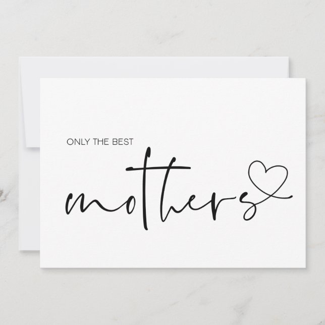 Niedliche Schwangerschaft Reveal Mutter wir erwart Karte (Vorderseite)