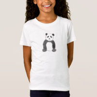 Niedliche Schwarz-Weiß-Panda-Skizze