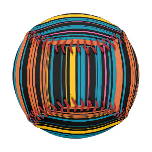 Niedliche schwarzblaue Streifen Baseball