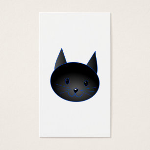 Niedliche schwarze Katze.
