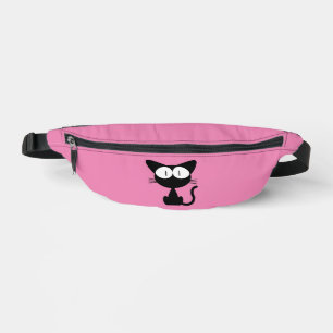 NIEDLICHE SCHWARZE KATZFUNNY FANNY PACK BAUCHTASCHE