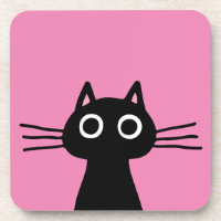 Niedliche schwarze Kitty-Katze -