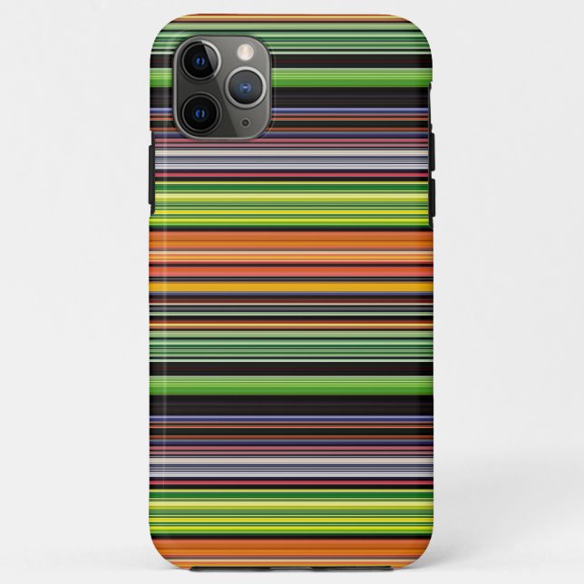 Niedliche schwarze Streifen Case-Mate iPhone Hülle (Rückseite)