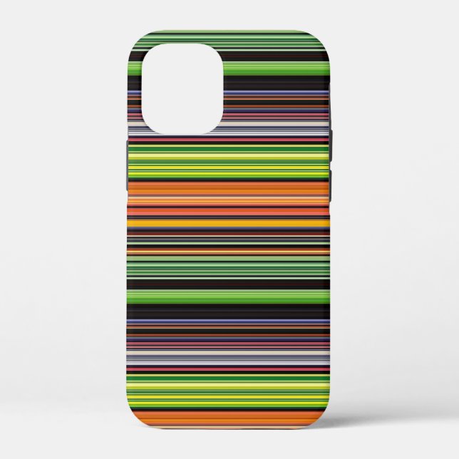 Niedliche schwarze Streifen Case-Mate iPhone Hülle (Rückseite)