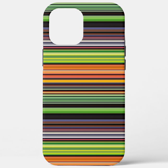 Niedliche schwarze Streifen Case-Mate iPhone Hülle (Rückseite)