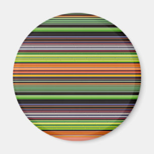 Niedliche schwarze Streifen Magnet