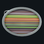 Niedliche schwarze Streifen Ovale Gürtelschnalle<br><div class="desc">Niedliche schwarze Streifen</div>