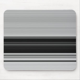 Niedliche schwarzgraue Streifen Mousepad
