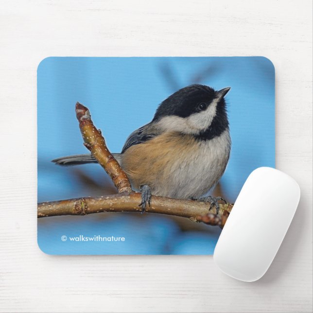 Niedliche Schwarzkichererbse auf Birnbaum Mousepad (Mit Mouse)