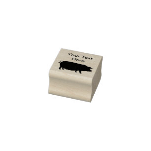Niedliche Schwein-Gummi-Briefmarken Gummistempel