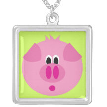 Niedliche Schwein-Halskette