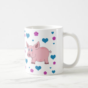 Niedliche Schwein-Kaffeetasse Kaffeetasse