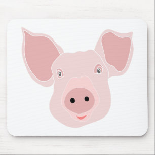 Niedliche Schwein Liebhaber Bauern Frau Farm Mädch Mousepad