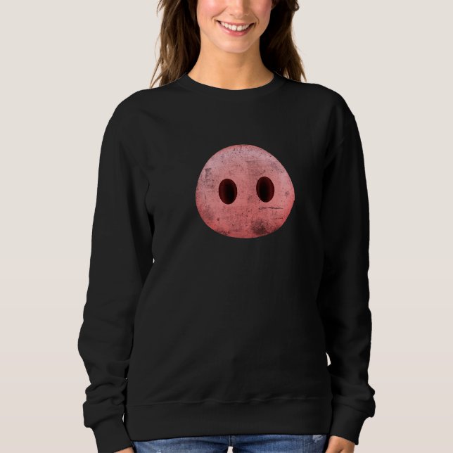 Niedliche Schweine-Nase-Bauern Tierschweine Landwi Sweatshirt (Vorderseite)