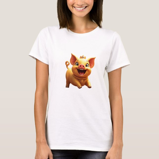 niedliche Schweinefleisch-T - Shirt (Vorderseite)