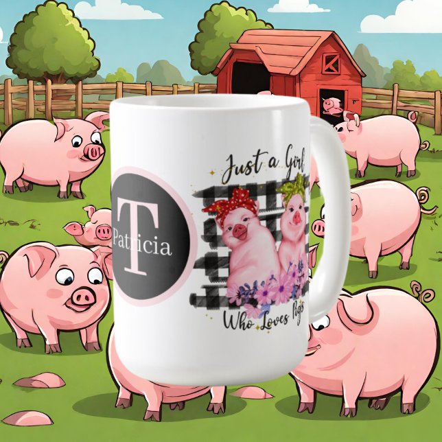 niedliche Schweineliebhaber Kaffeetasse (Von Creator hochgeladen)