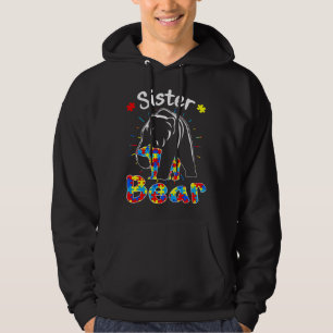Niedliche Schwester Bären Autismus Bewusstsein Aut Hoodie