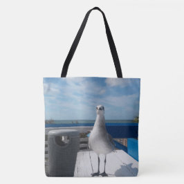 Niedliche Seagull Picture Beach Print